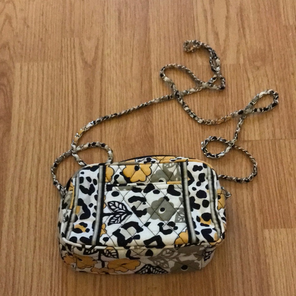 vera bradley leopard print crossbody purse